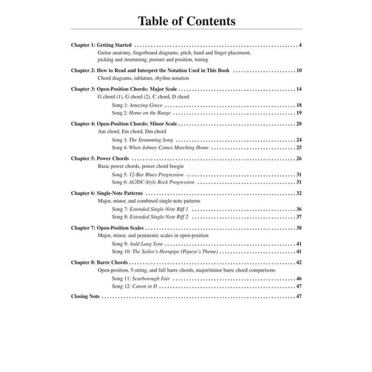 Teach Yourself to Play Guitar | Beginner Guitar Book with Tablature | Step-by-Step Acoustic and Electric Guitar Method | Easy Self-Learning Guide for Adults Teens and Music Teachers | Learn Chords (Spiral Bound)