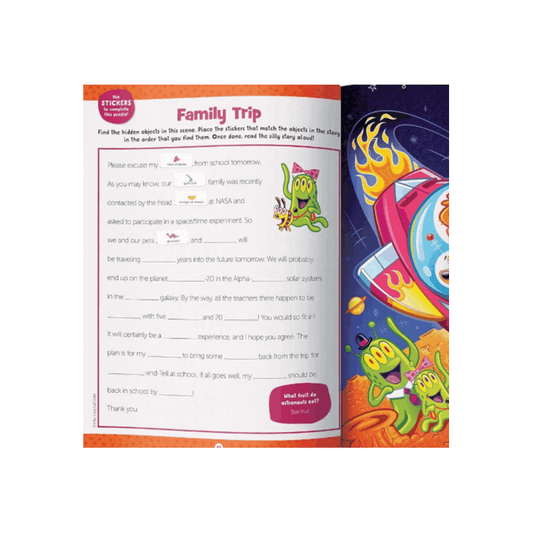 Jumbo Book of Sticker Puzzles: Ultimate Sticker Puzzle Fun with Over 800 Stickers & 100 Activities, Including Mazes, Hidden Pictures Scenes & Logic Pu (Highlights Jumbo Books & Pads) (Spiral Bound)