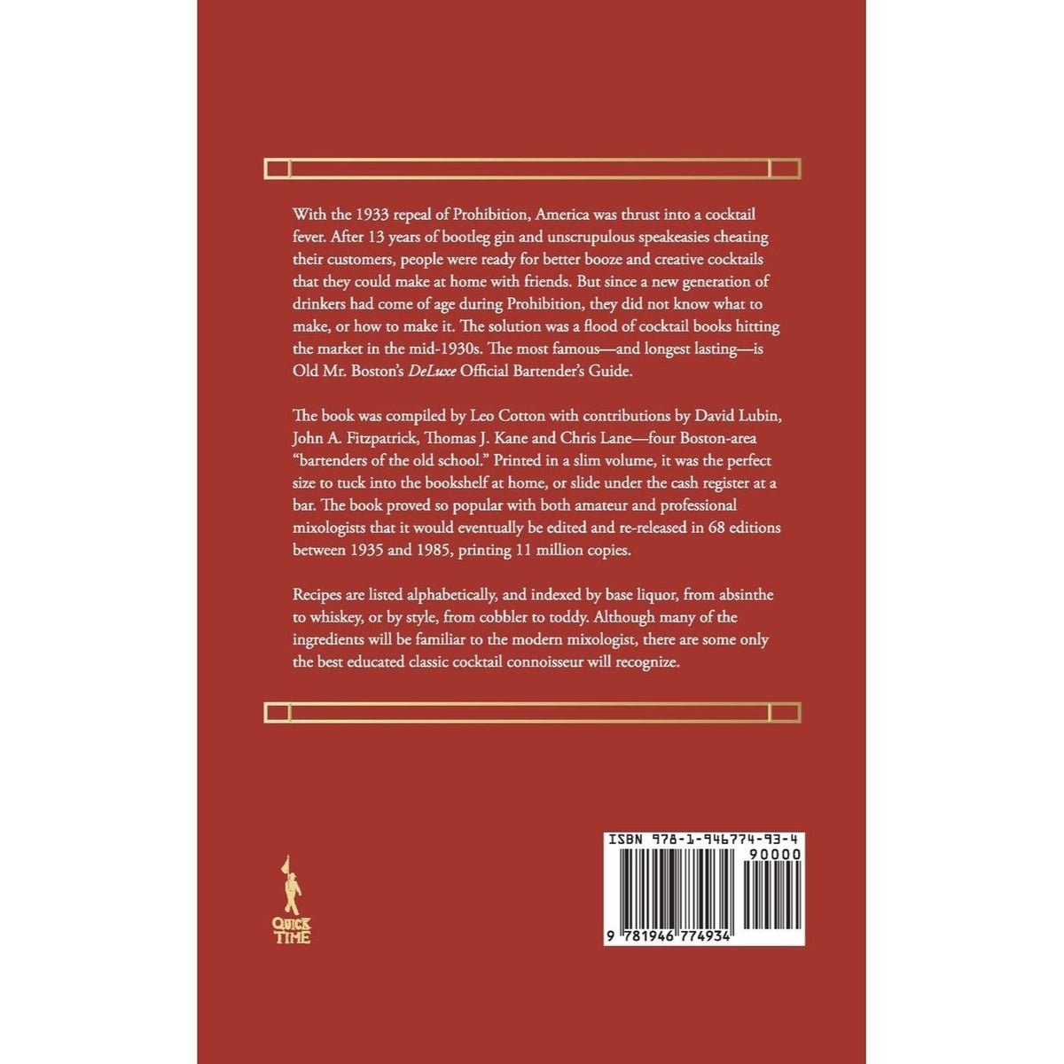 Old Mr. Boston Deluxe Official Bartender's Guide