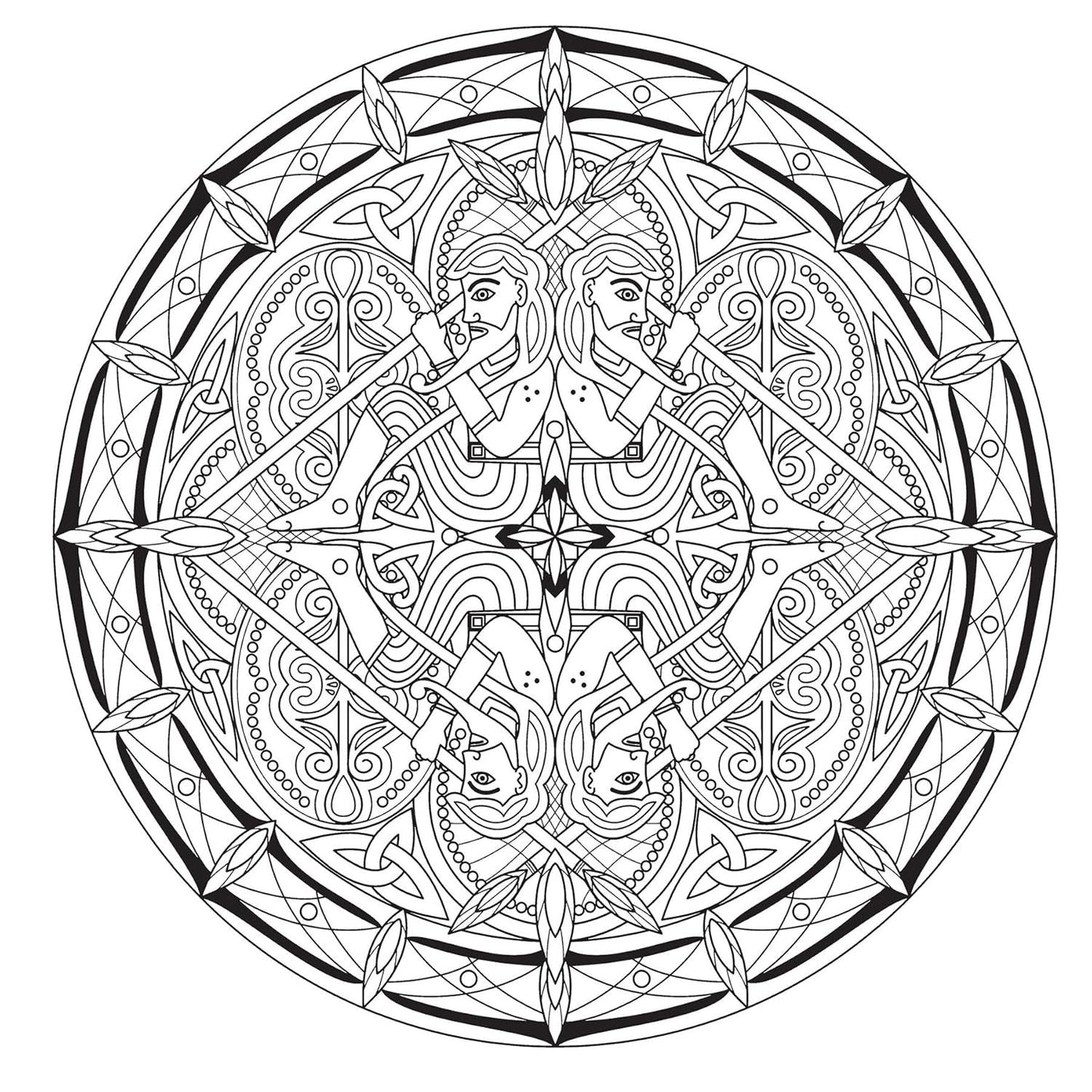 Creative Haven Celtic Mandalas Coloring Book