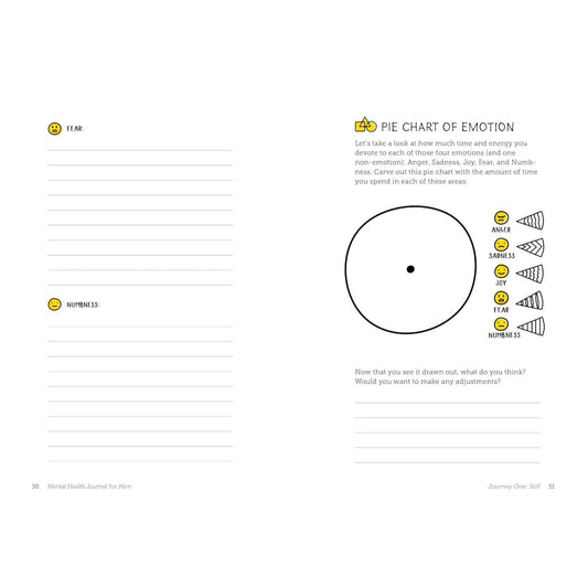 Mental Health Journal for Men: Creative Prompts, Practices, and Exercises to Bolster Wellness