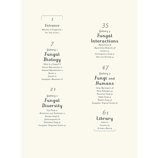 Fungarium: Welcome to the Museum (Welcome to the Museum) (Spiral Bound)