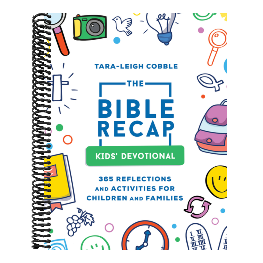 The Bible Recap Kids' Devotional: 365 Reflections and Activities for Children and Families (Spiral Bound)