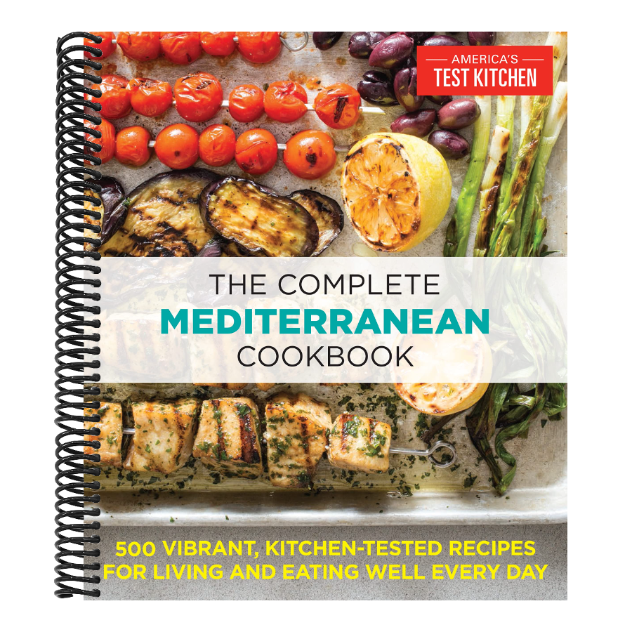 The Complete Mediterranean Cookbook: 500 Vibrant, Kitchen-Tested Recipes for Living and Eating Well Every Day (The Complete Atk Cookbook) (Spiral Bound)