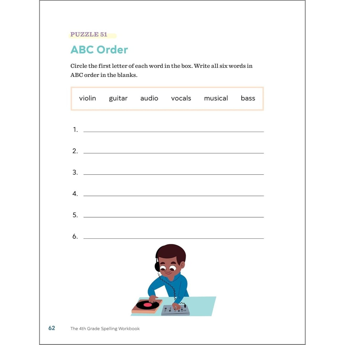 The 4th Grade Spelling Workbook: 95+ Games and Puzzles to Improve Spelling Skills (Spiral Bound)