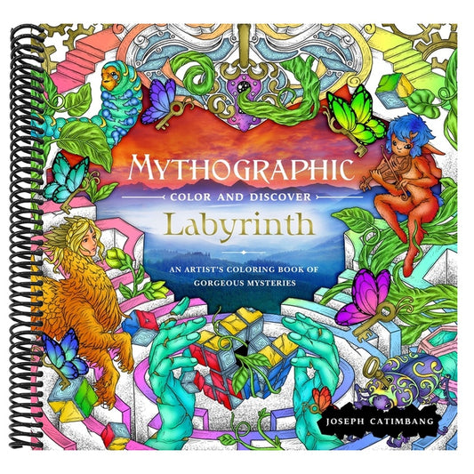 Mythographic Color and Discover: Labyrinth: An Artist's Coloring Book of Gorgeous Mysteries