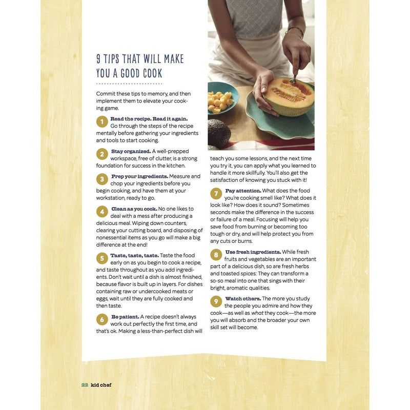 Kid Chef: The Foodie Kids Cookbook: Healthy Recipes and Culinary Skills for the New Cook in the Kitchen (Kid Chef) (Spiral Bound)