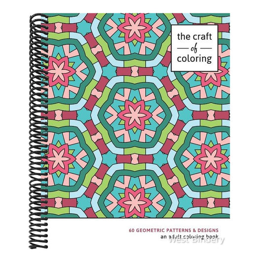 The Craft of Coloring: 60 Geometric Patterns & Designs: An Adult Coloring Book