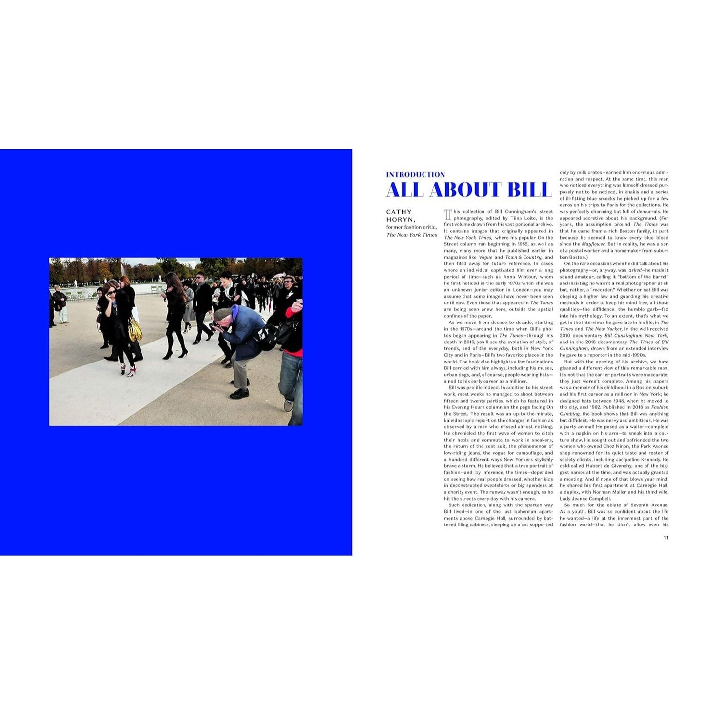 Bill Cunningham: On the Street: Five Decades of Iconic Photography