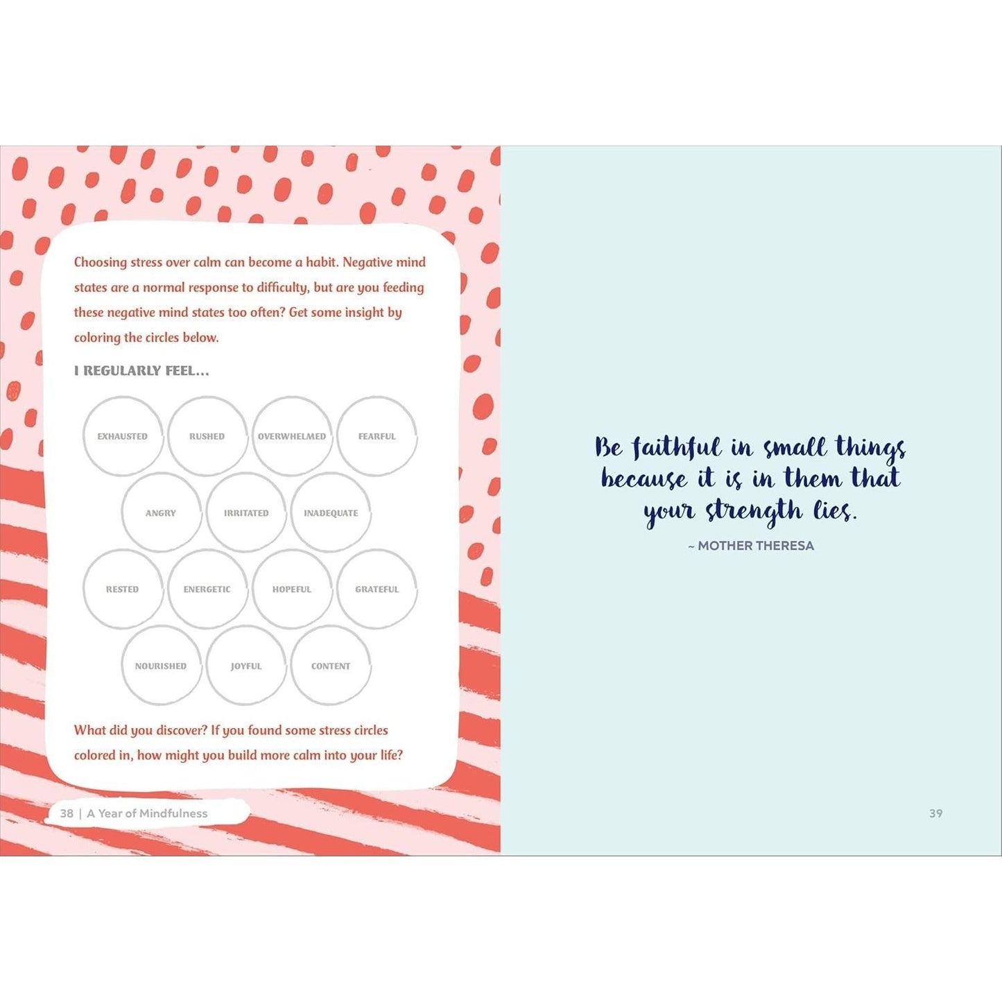 A Year of Mindfulness: A 52-Week Guided Journal to Cultivate Peace and Presence
