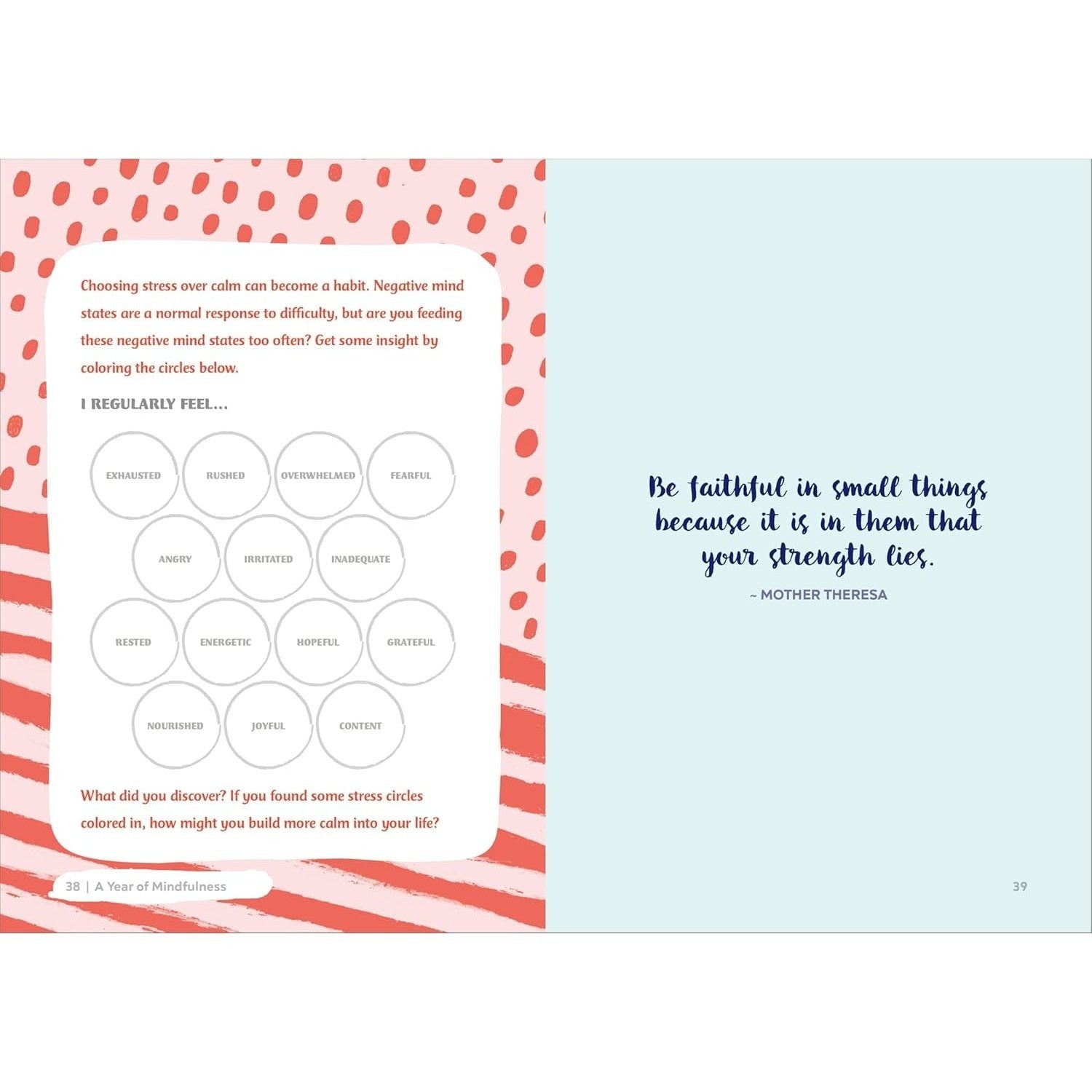 A Year of Mindfulness: A 52-Week Guided Journal to Cultivate Peace and Presence
