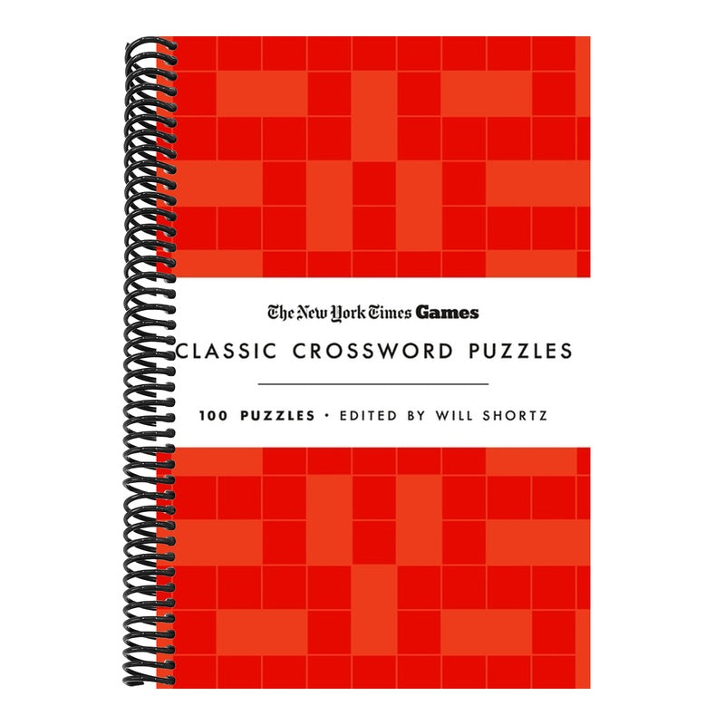 New York Times Games Classic Crossword Puzzles (Red and White): 100 Puzzles