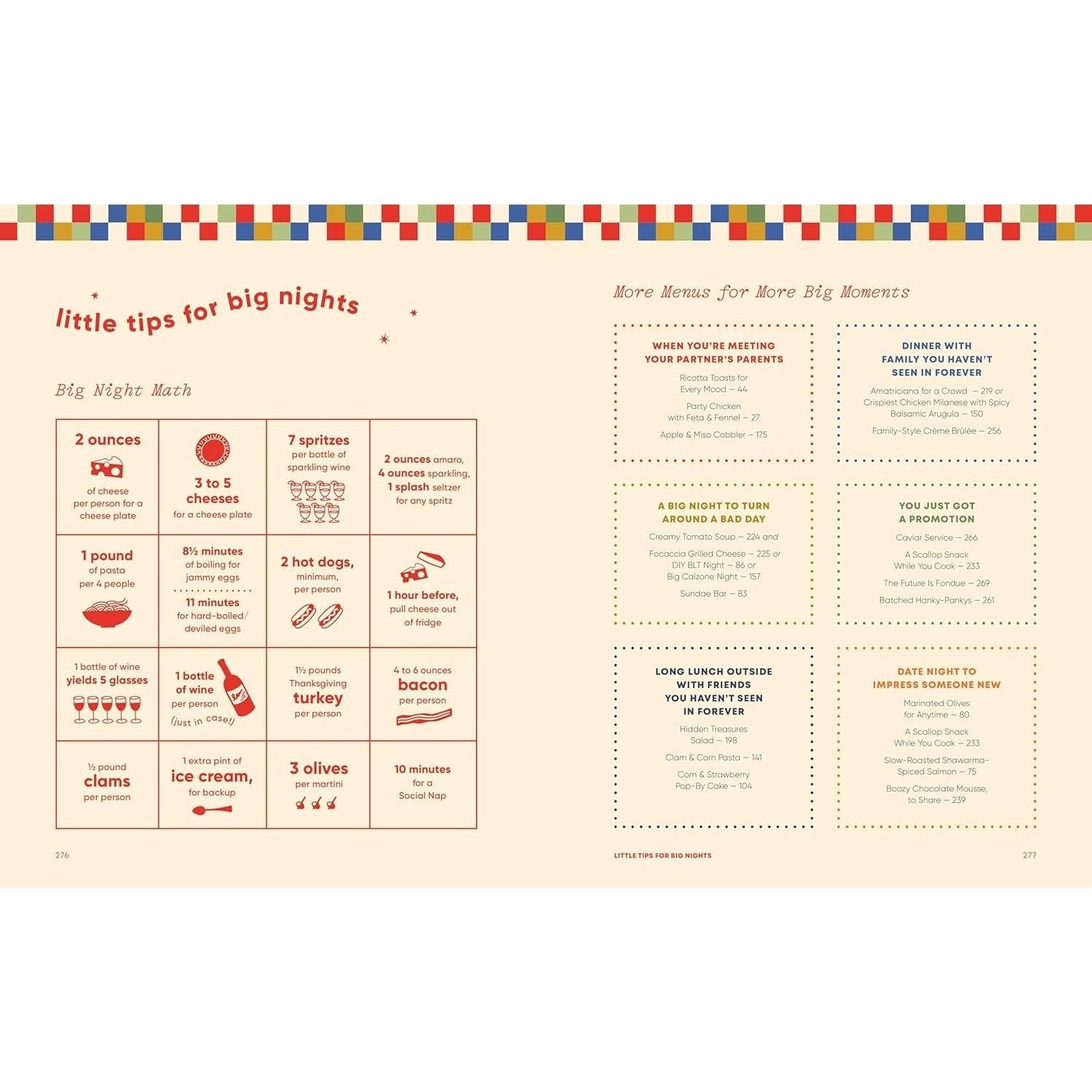 Big Night: Dinners, Parties & Dinner Parties - A Cookbook (Spiral Bound)