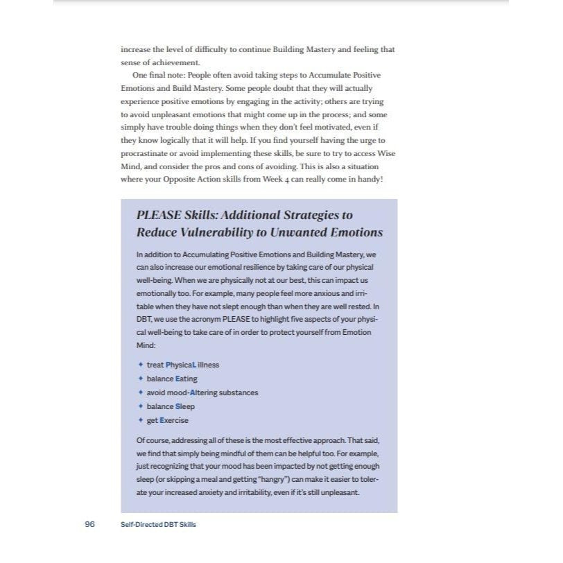Self-Directed Dbt Skills: A 3-Month Dbt Workbook to Regulate Intense Emotions and Create Lasting Change with Dialectical Behavior Therapy (Spiral Bound)