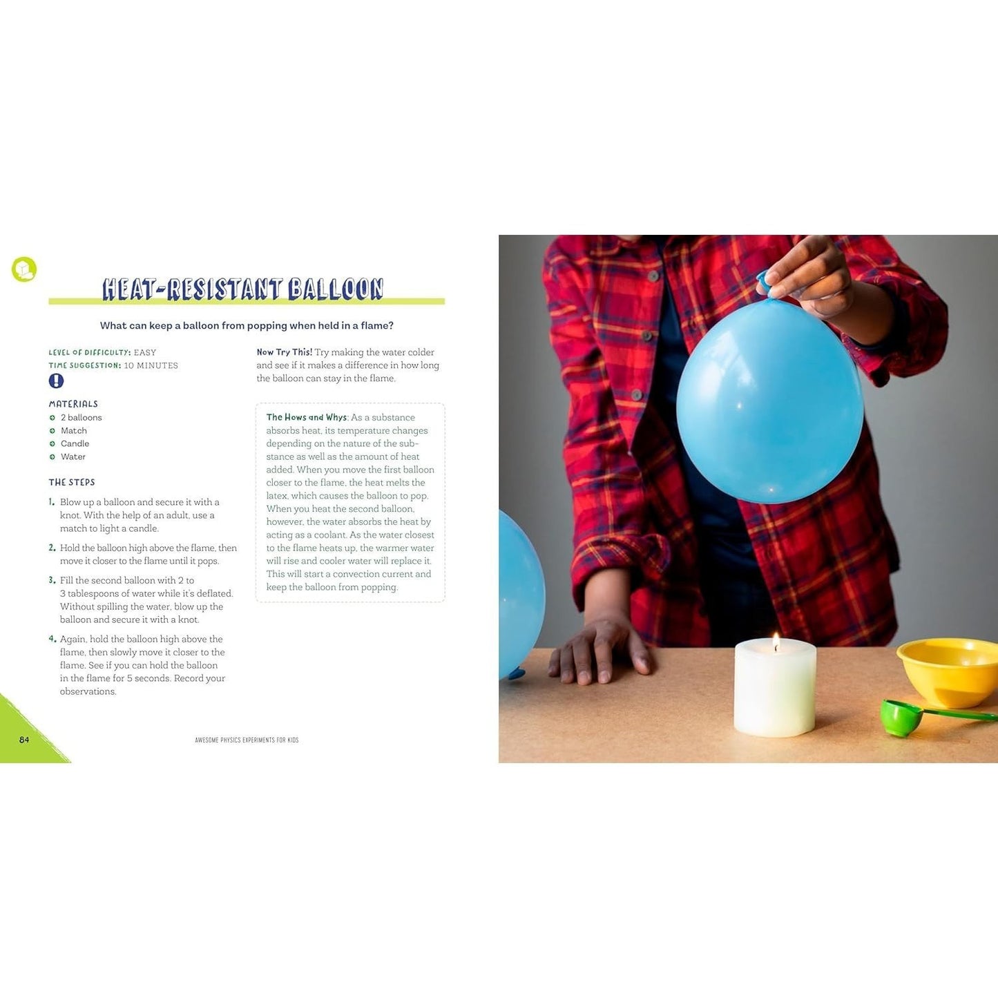 Awesome Physics Experiments for Kids: 40 Fun Science Projects and Why They Work (Awesome Steam Activities for Kids)