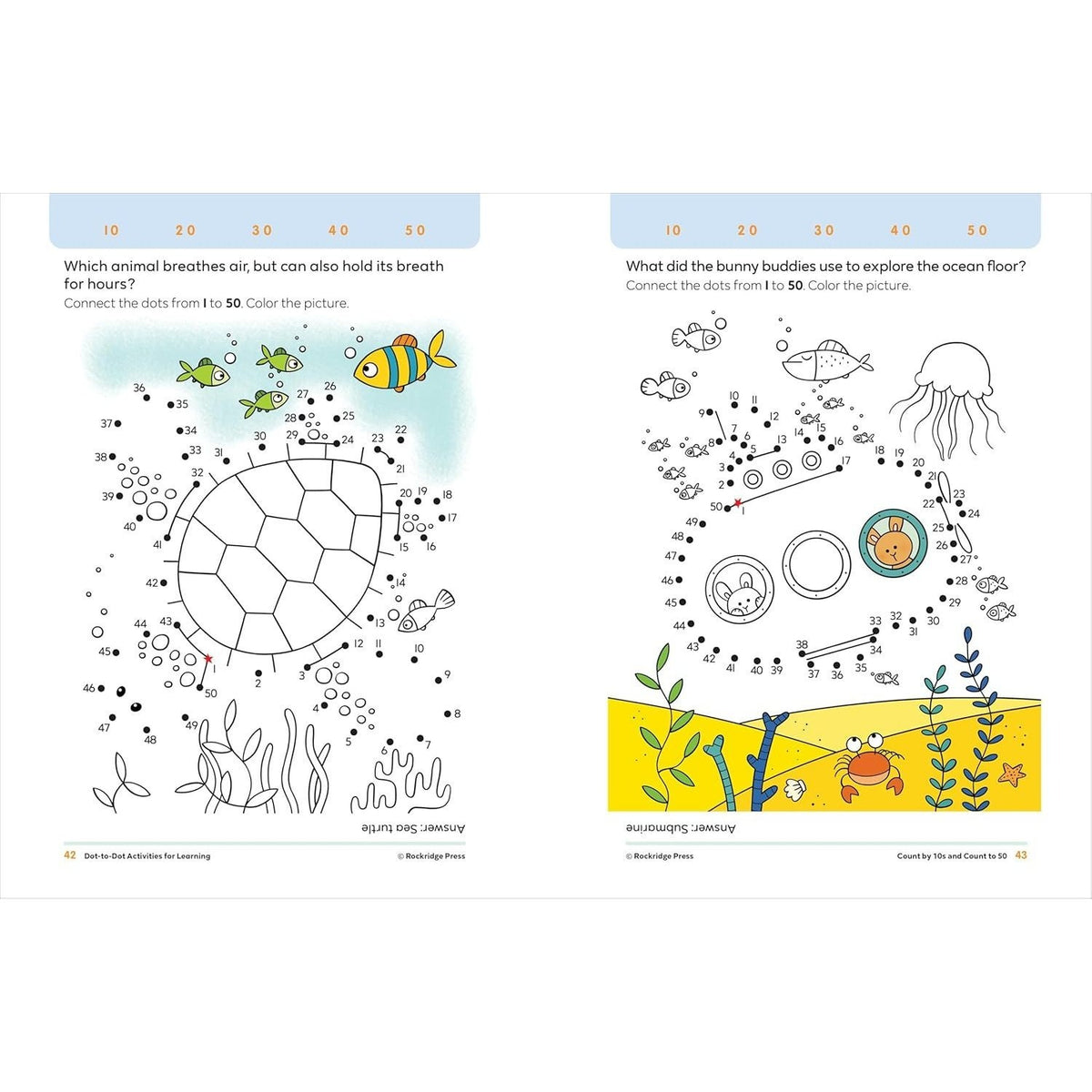 Dot-To-Dot Activities for Learning: Practice the Alphabet and Count to 100
