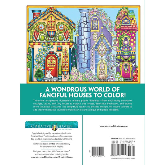 Creative Haven Whimsical Houses Coloring Book