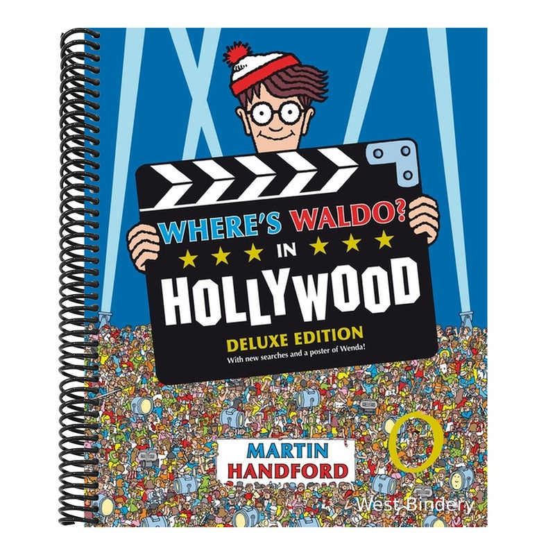 Where's Waldo? in Hollywood: Deluxe Edition with New Searches and Collectible Poster (a Hidden Object Activity Book with Search & Find Puzzles and Spo