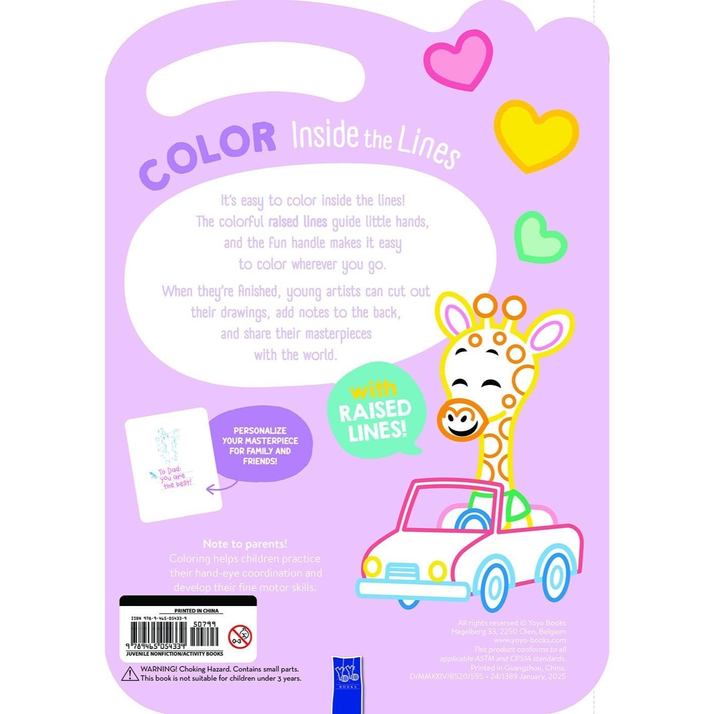 Take Along Color Inside the Lines (Frog & Friends)