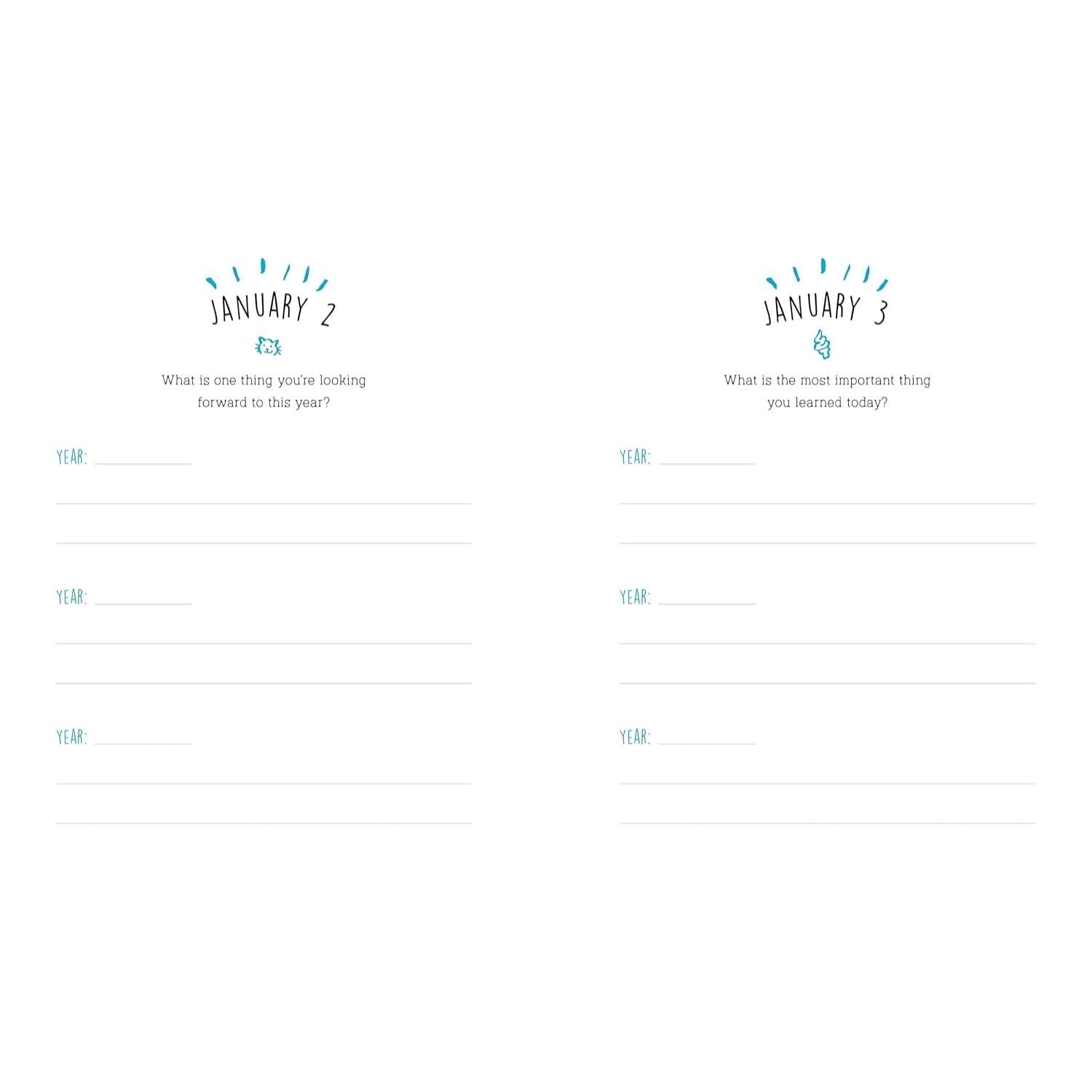 One Question a Day for Kids (Large Format): A 3-Year Journal: Create Your Own Personal Time Capsule