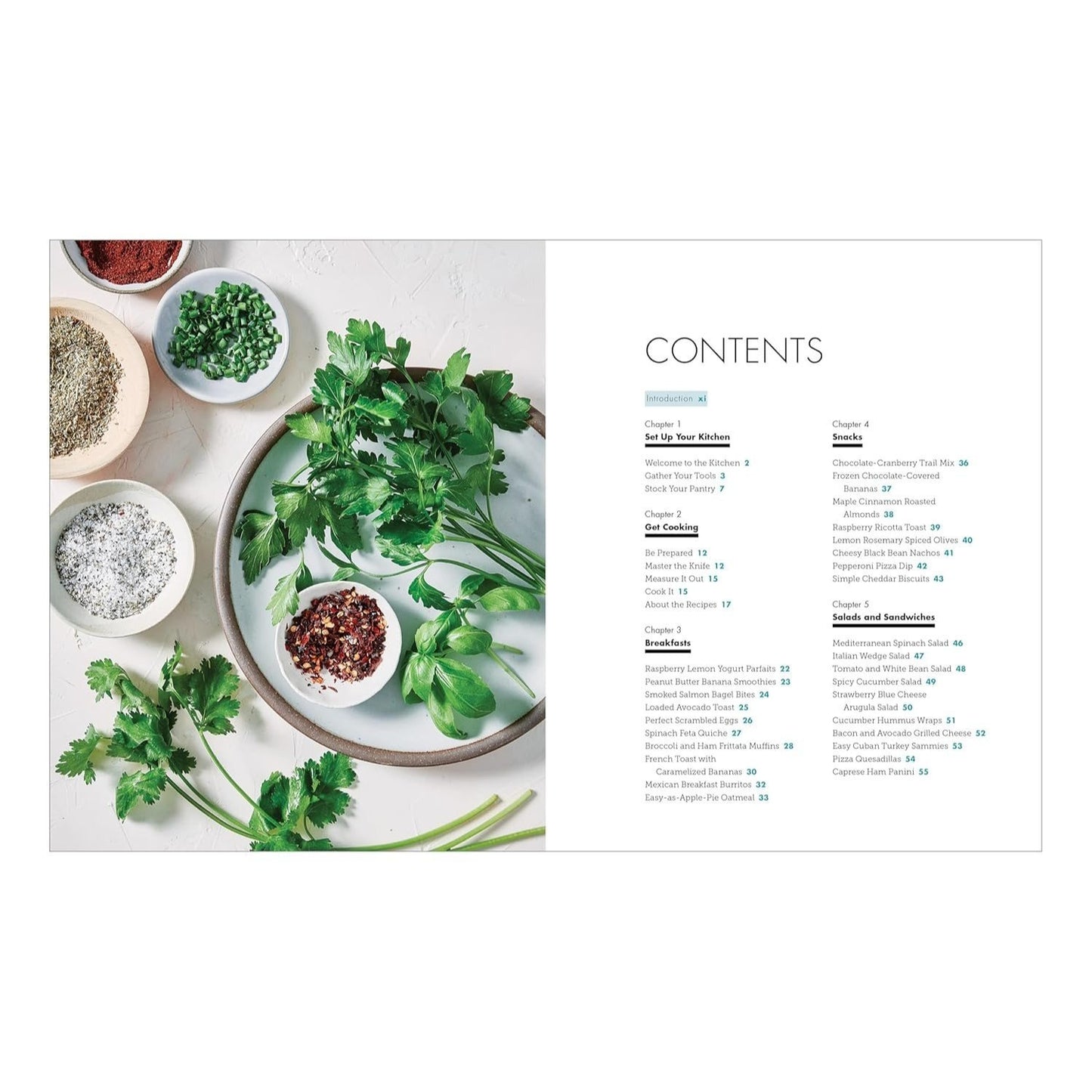 Super Easy Cookbook for Beginners: 5-Ingredient Recipes and Essential Techniques to Get You Started in the Kitchen (Spiral Bound)