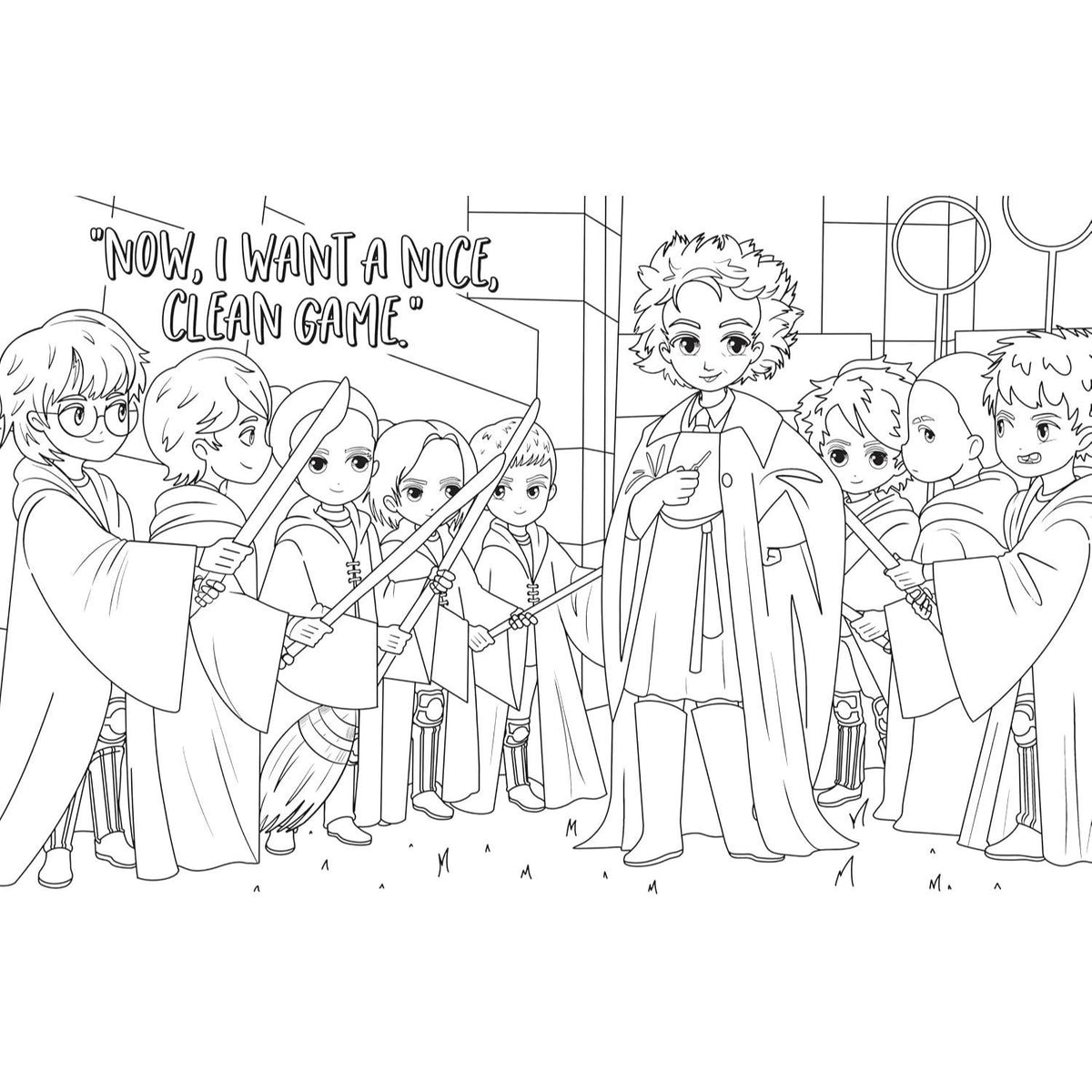 Magical Games Coloring Book (Harry Potter)