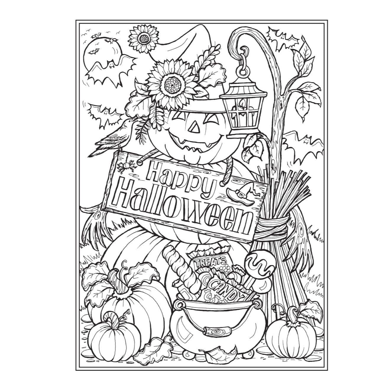 Creative Haven Autumn Harvest Coloring Book