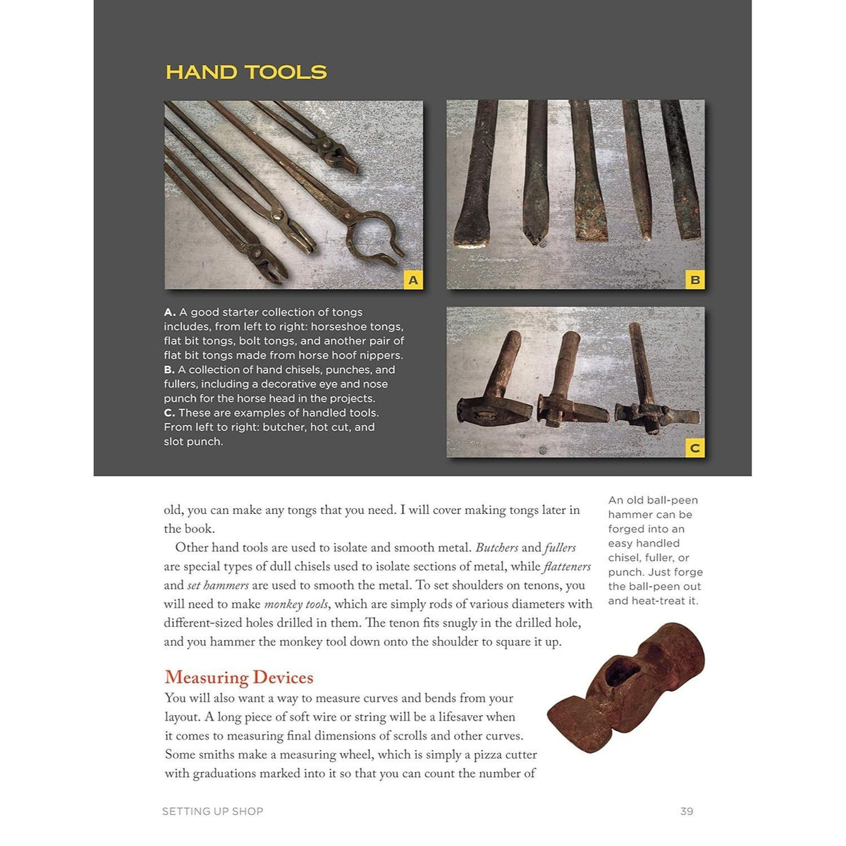 The Home Blacksmith: Tools, Techniques, and 40 Practical Projects for the Home Blacksmith (Spiral Bound)