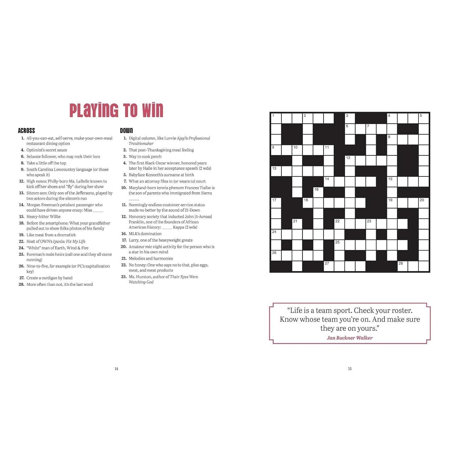 Blackcrosswords 1: In Our Own Words