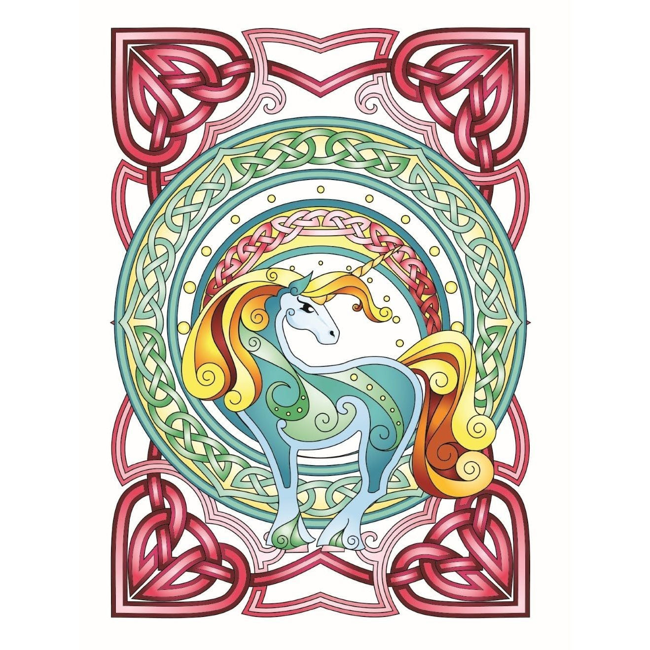 Creative Haven Celtic Fantasy Coloring Book