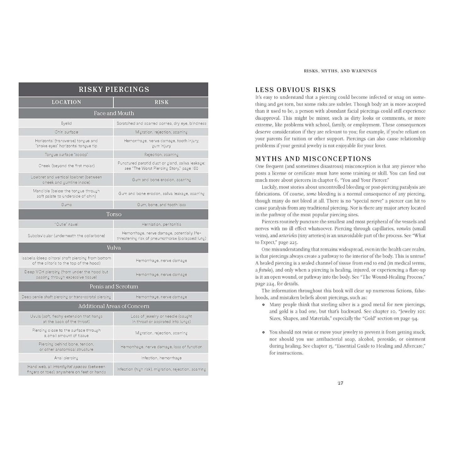 The Piercing Bible, Revised and Expanded: The Definitive Guide to Safe Piercing (Revised)