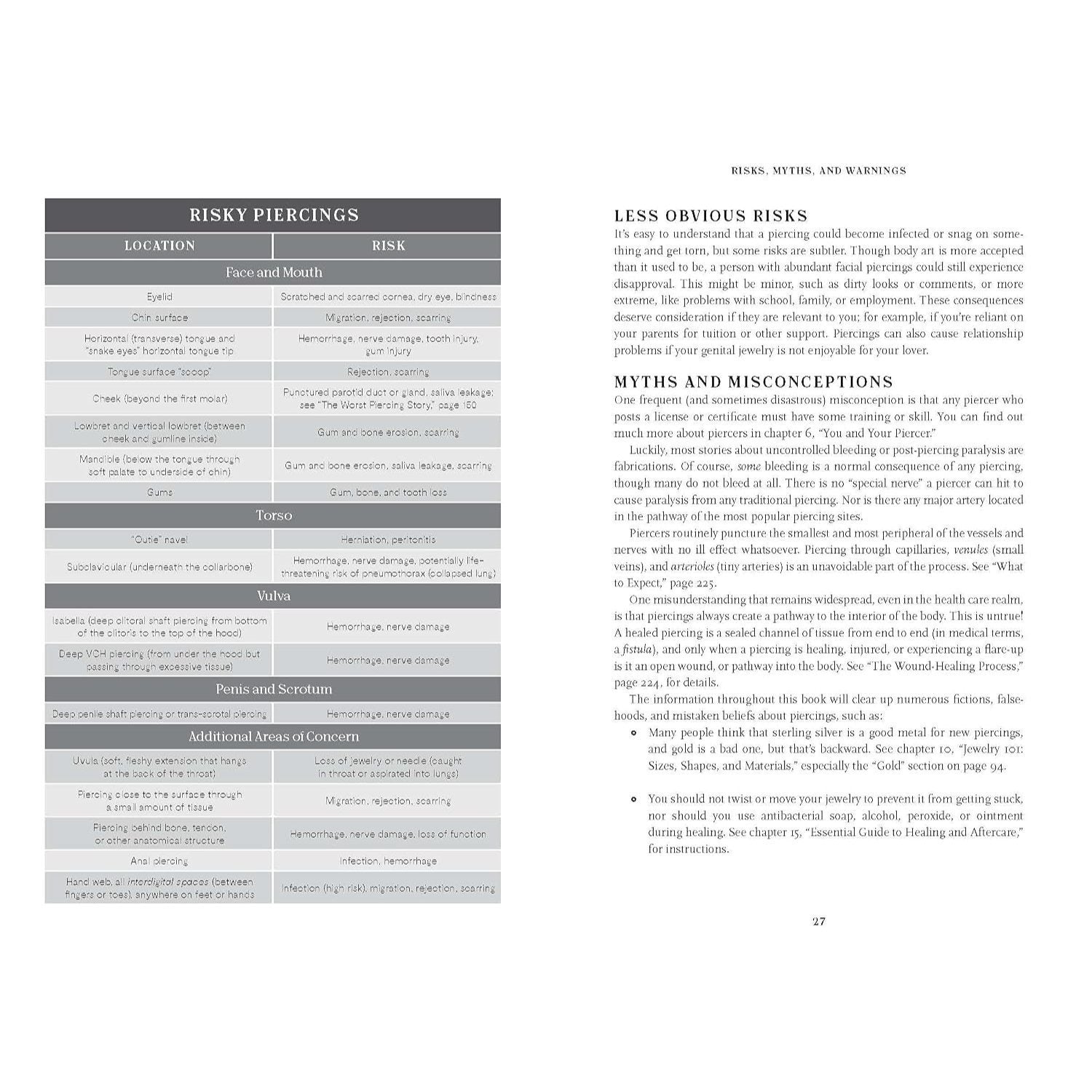 The Piercing Bible, Revised and Expanded: The Definitive Guide to Safe Piercing (Revised)