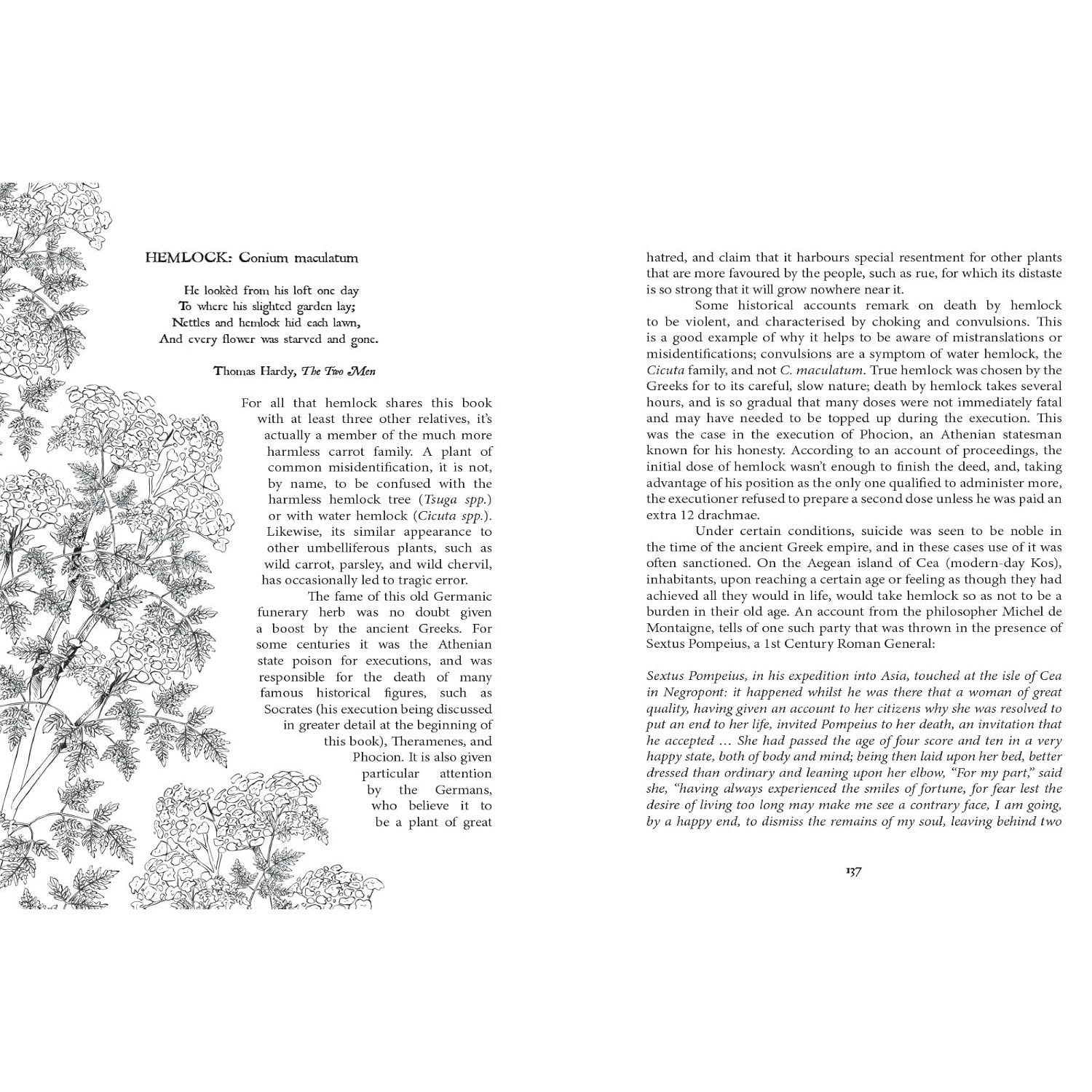 Botanical Curses and Poisons: The Shadow-Lives of Plants (Spiral Bound)