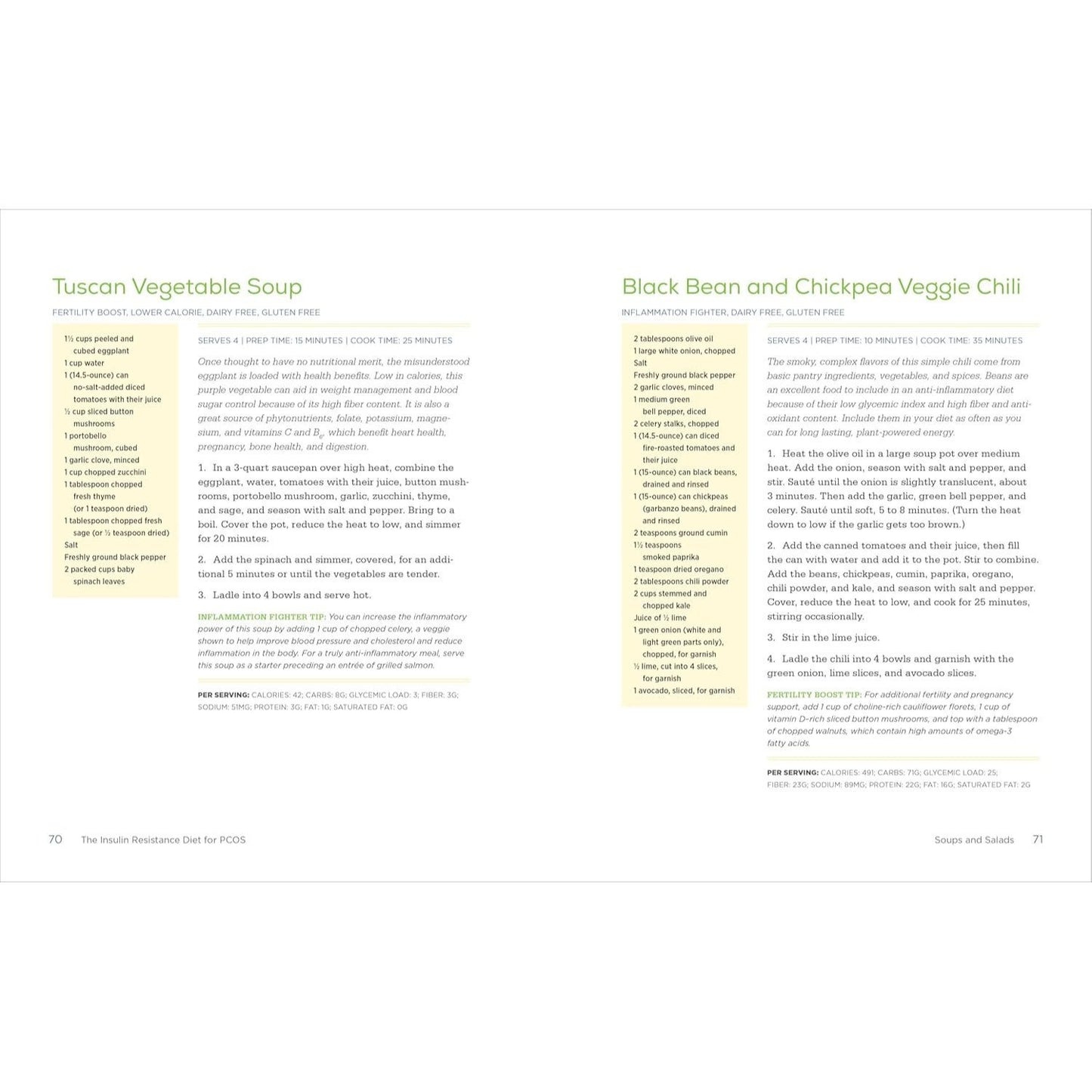 The Insulin Resistance Diet for Pcos: A 4-Week Meal Plan and Cookbook to Lose Weight, Boost Fertility, and Fight Inflammation