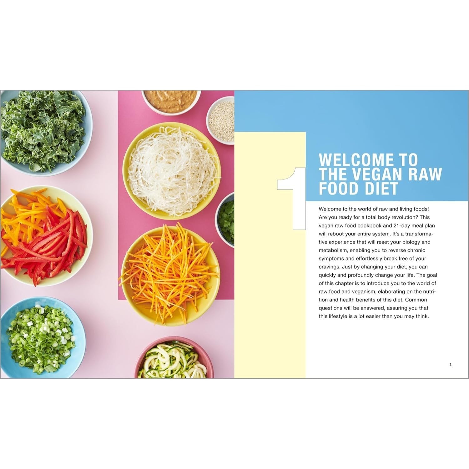 21-Day Vegan Raw Food Diet Plan: 75 Satisfying Recipes to Revitalize Your Body