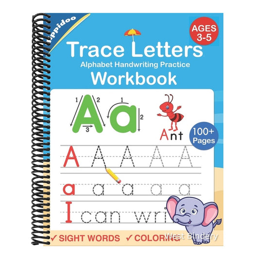 Trace Letters: Alphabet Handwriting Practice workbook for kids: Preschool writing Workbook with Sight words for Pre K, Kindergarten and Kids Ages 3-5.