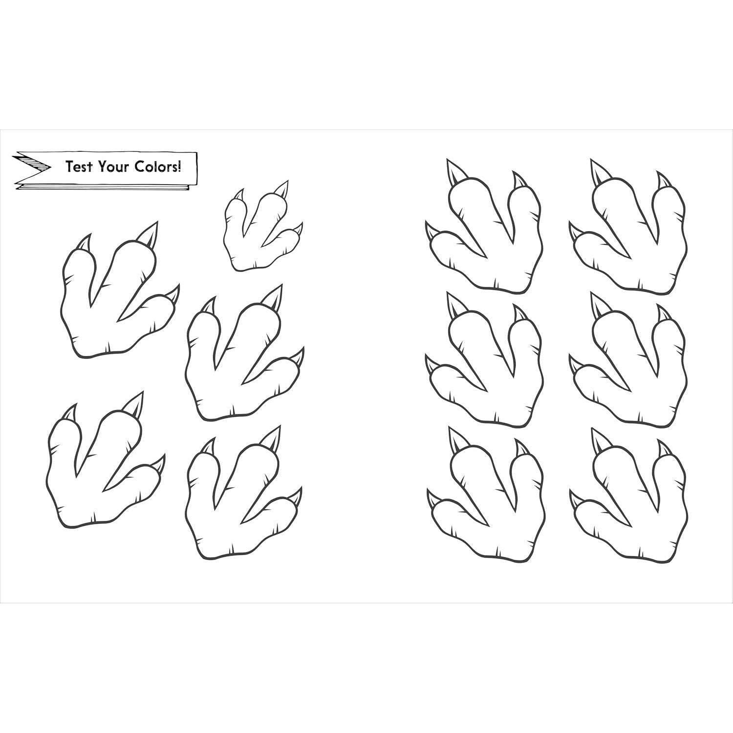 Awesome Dinosaurs Coloring Book for Kids: Ages 4-8