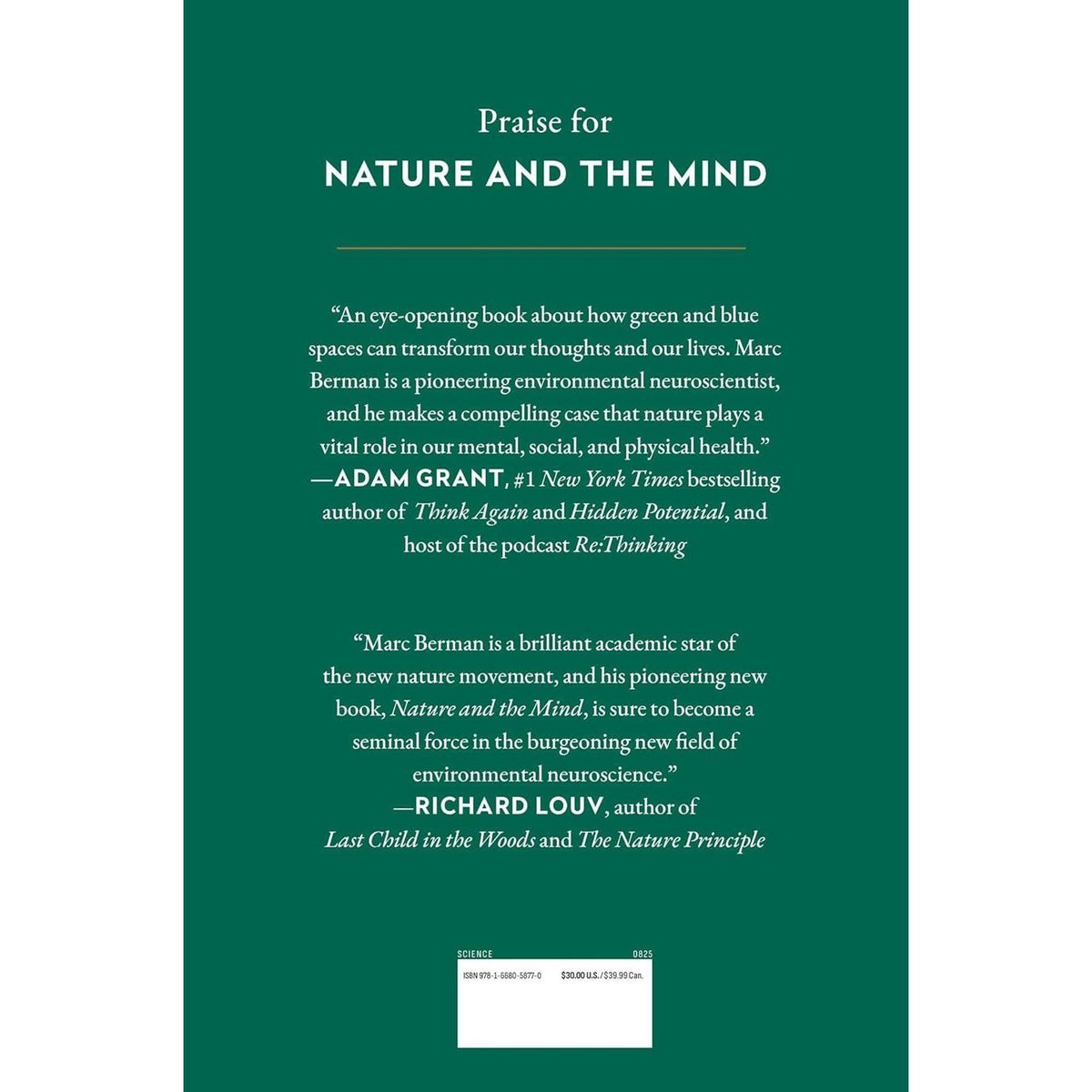 Nature and the Mind: The Science of How Nature Improves Cognitive, Physical, and Social Well-Being