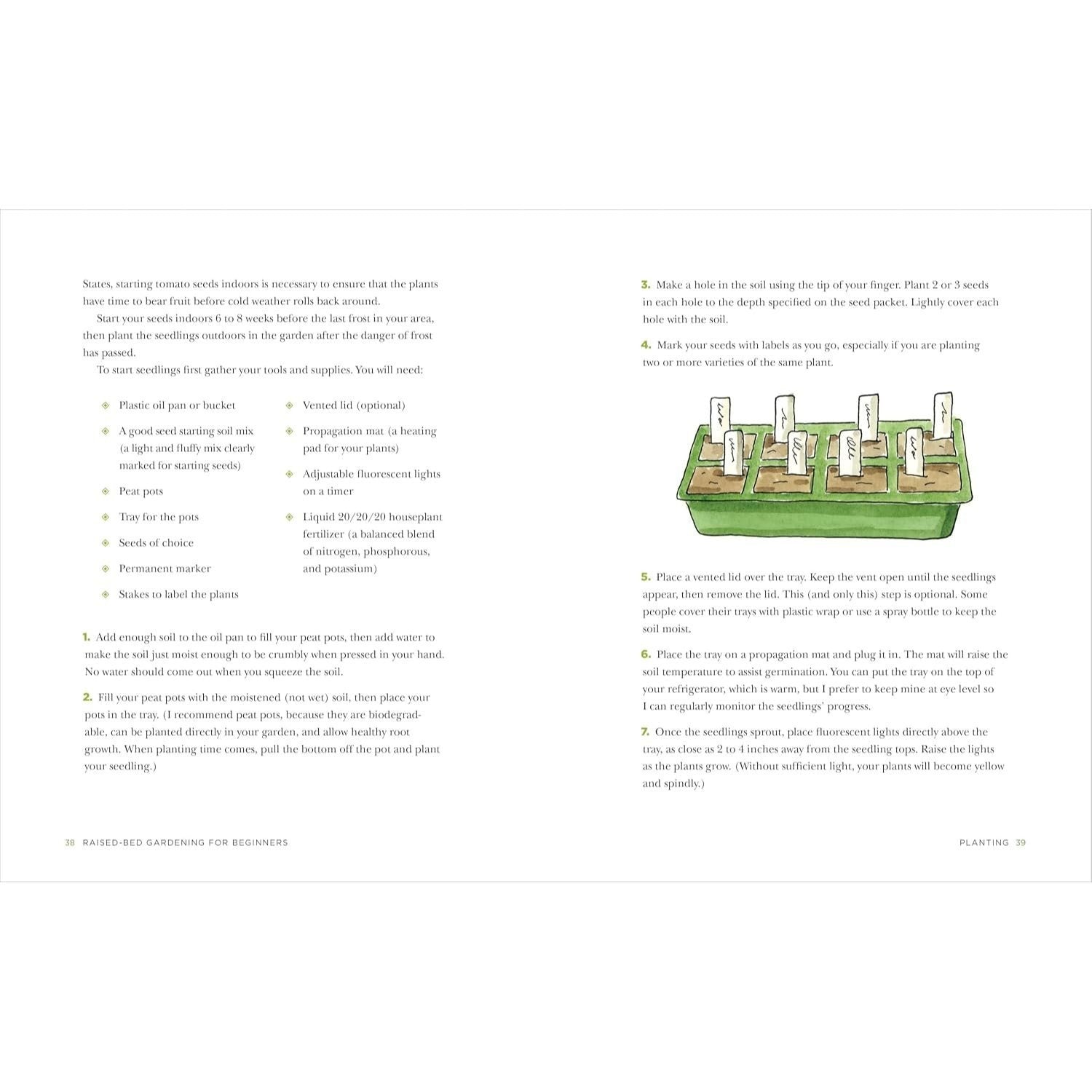 Raised-Bed Gardening for Beginners: Everything You Need to Know to Start and Sustain a Thriving Garden (Spiral Bound)