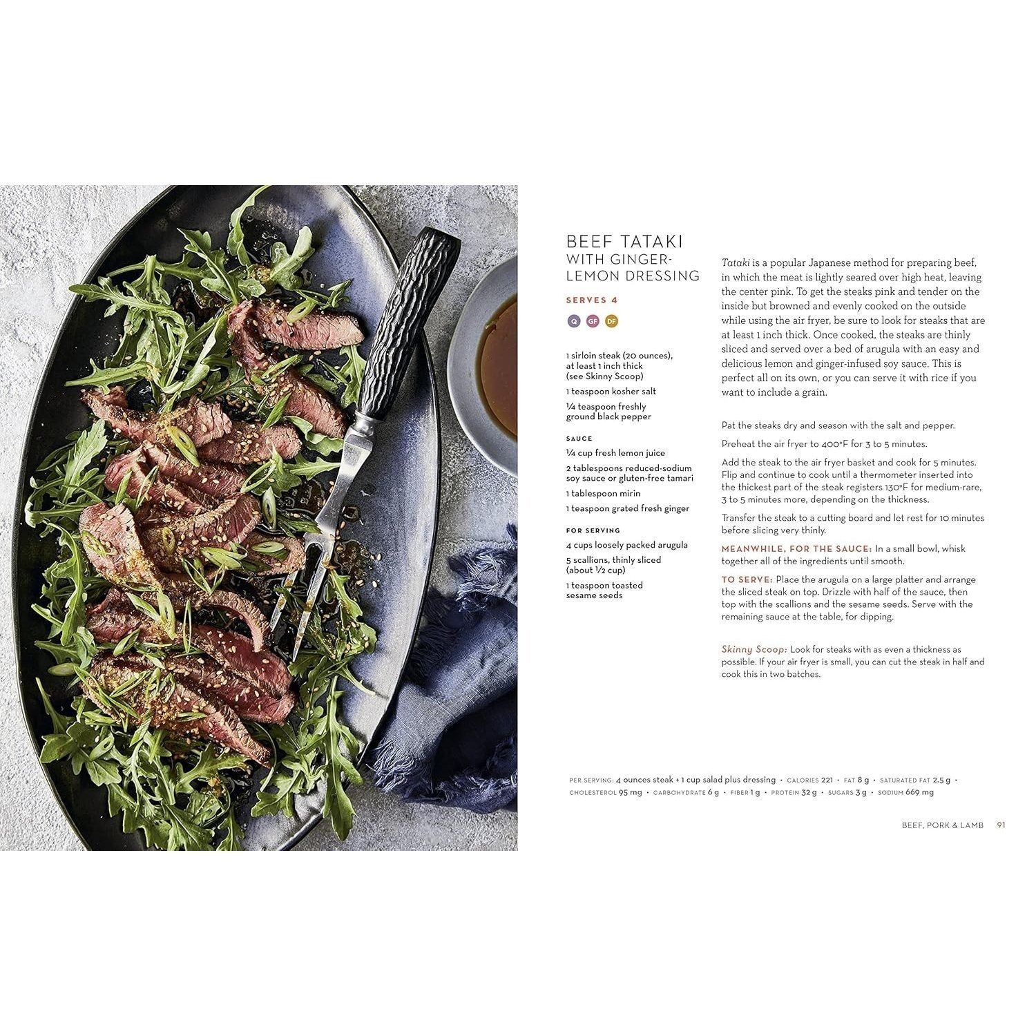 Skinnytaste Air Fryer Dinners: 75 Healthy Recipes for Easy Weeknight Meals: A Cookbook (Spiral Bound)