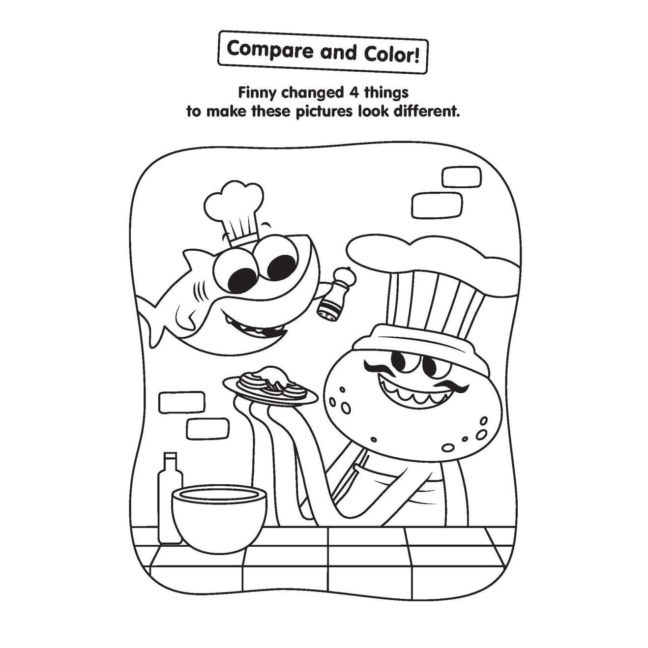 Super Simple Sing & Color: Baby Shark Coloring Book