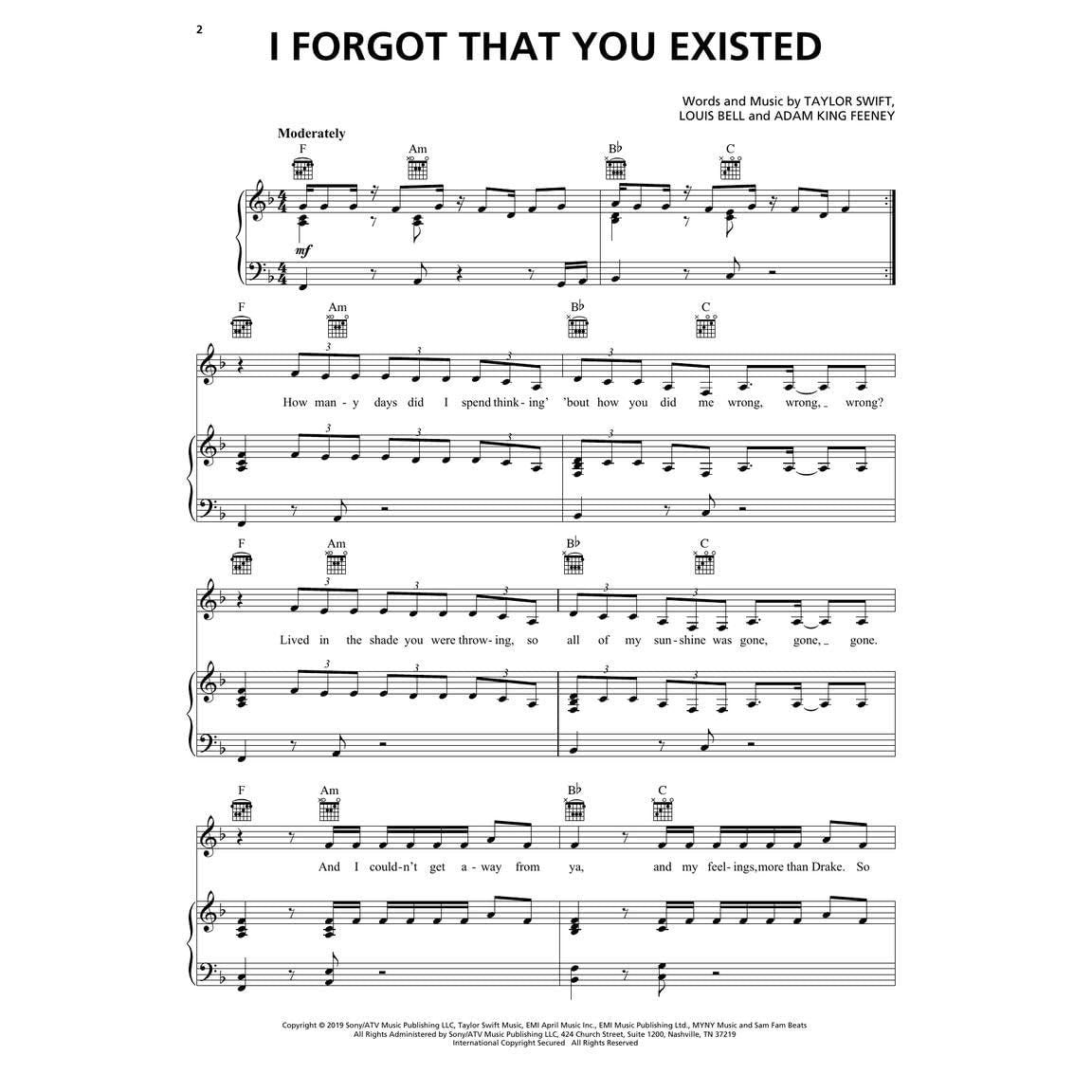 Taylor Swift - Lover Easy Taylor Swift Piano Music Book 18 Hits by the Greatest Pop Artist - Son (Spiral Bound)