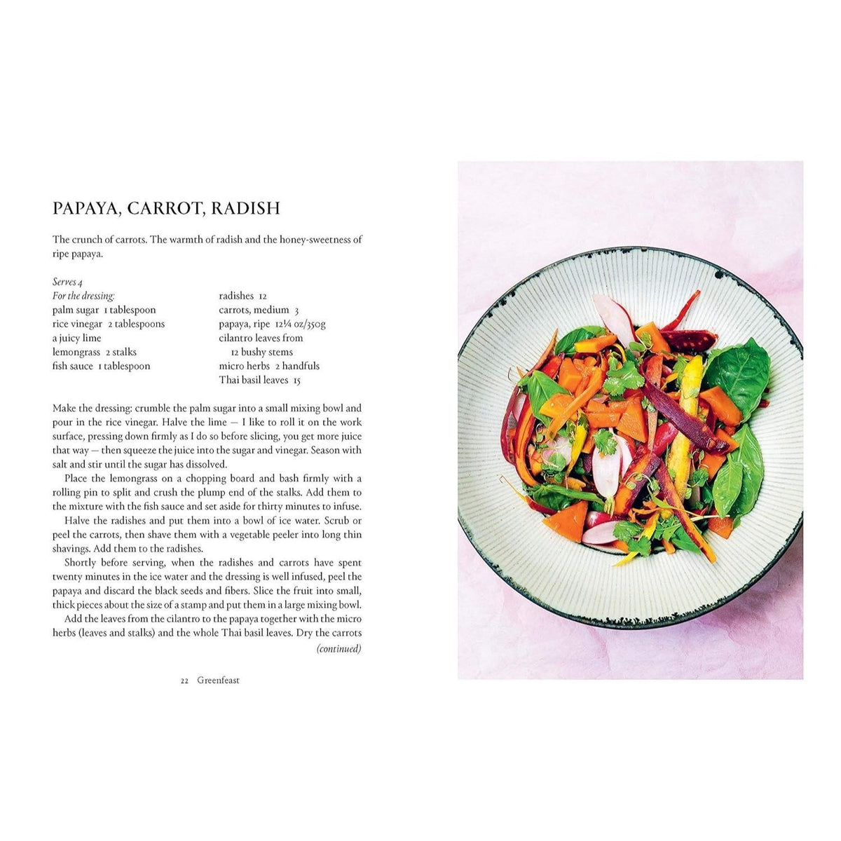 Greenfeast: Spring, Summer: [A Cookbook]
