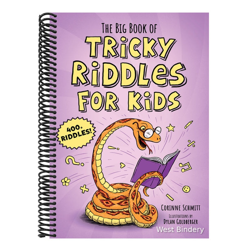 The Big Book of Tricky Riddles for Kids: 400+ Riddles! (Silly Jokes) (Spiral Bound)