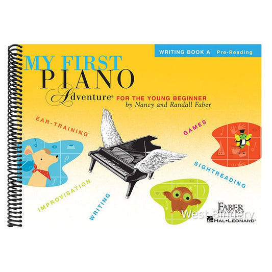 My First Piano Adventure Writing Book a with Online Audio