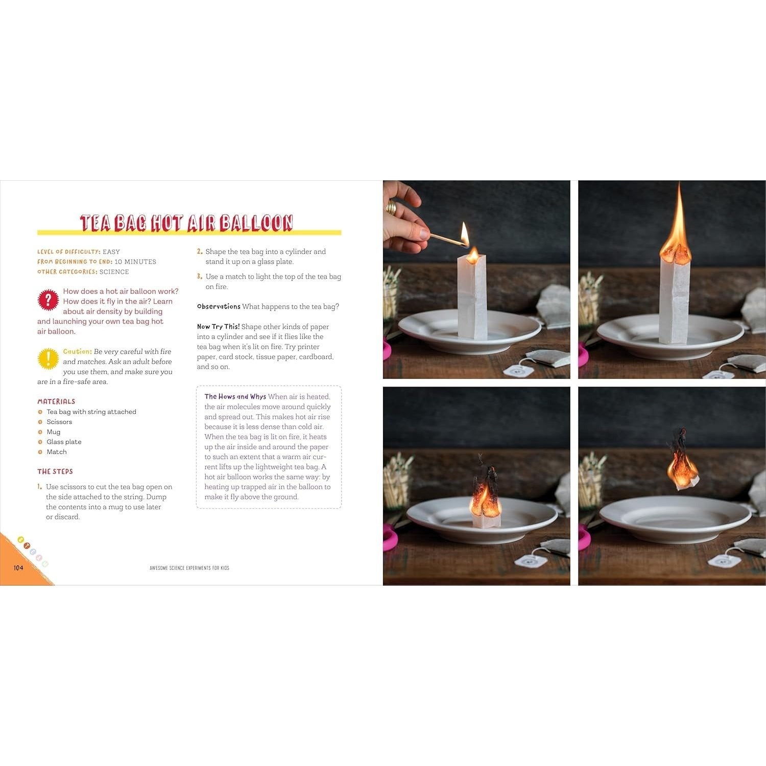 Awesome Science Experiments for Kids: 100+ Fun STEAM Projects and Why They Work (Awesome Steam Activities for Kids) (Spiral Bound)