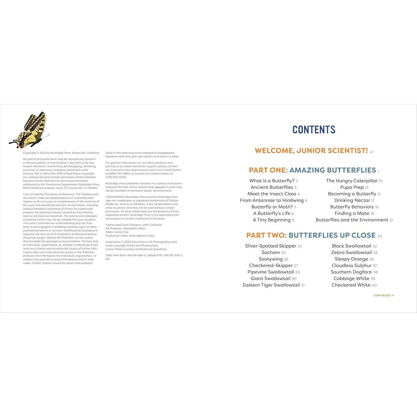 Butterflies for Kids: A Junior Scientist's Guide to the Butterfly Life Cycle and Beautiful Species to Discover