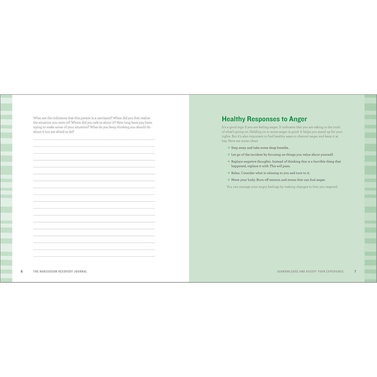 The Narcissism Recovery Journal: Prompts and Practices for Healing from Emotional Abuse