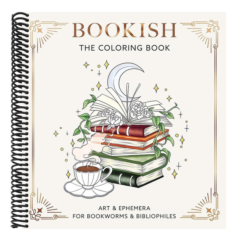Bookish: The Coloring Book (Art & Ephemera for Bookworms & Bibliophiles)
