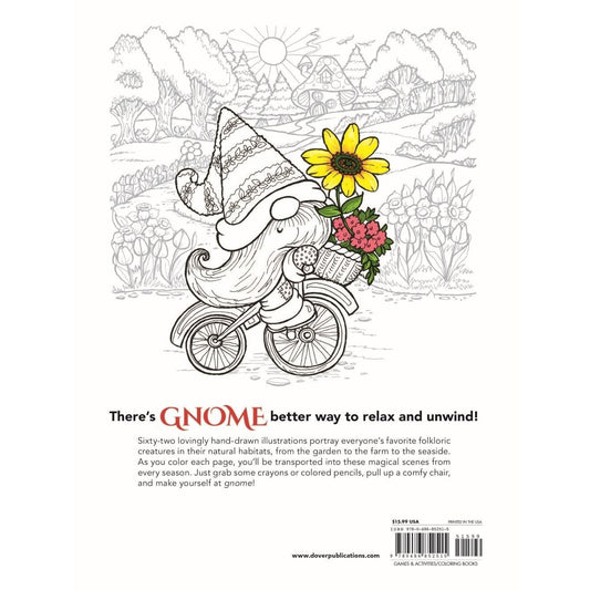 Whimsical Gnomes Coloring Book